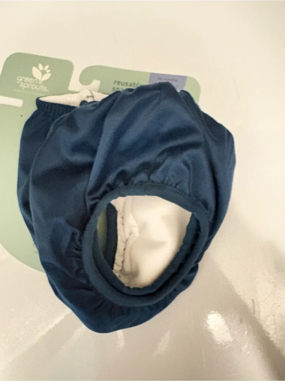 Green Sprouts: Reusable Snap Swim Diaper - Navy Blue